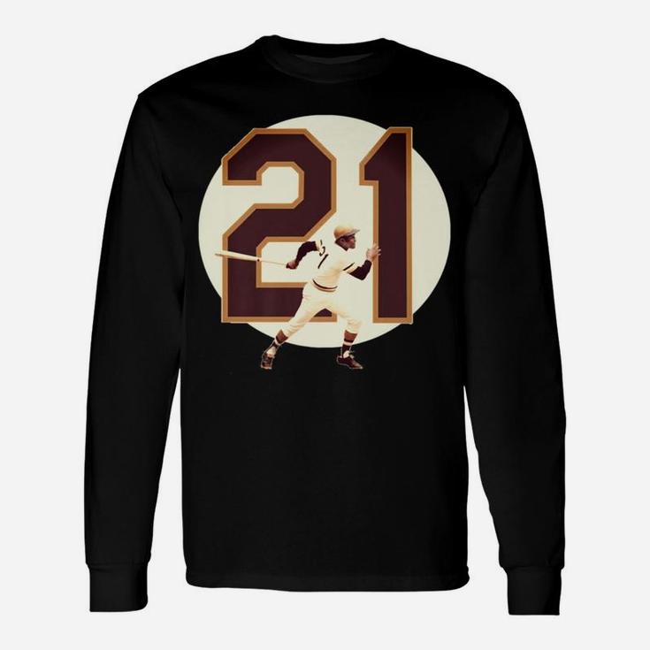 Tribute To Clemente Unisex Long Sleeve
