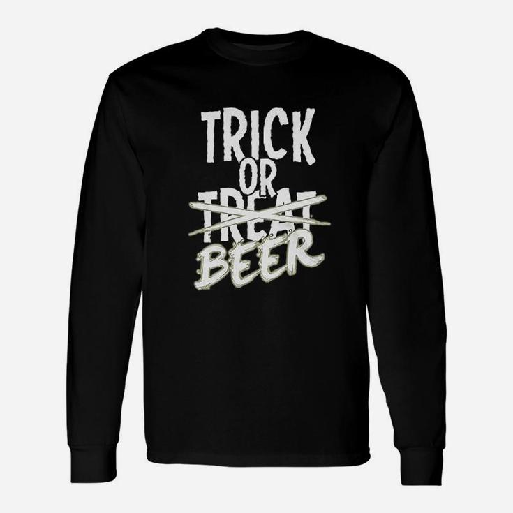 Trick Or Beer Unisex Long Sleeve
