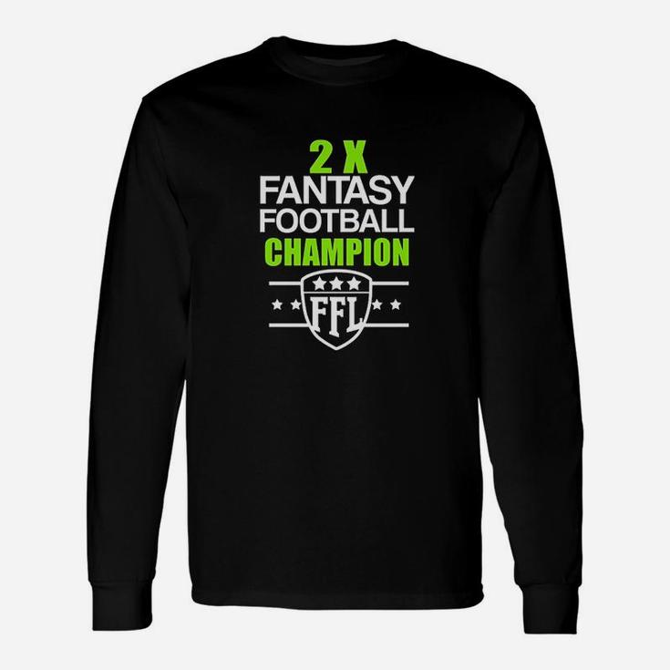 Two Time Football Champion Unisex Long Sleeve