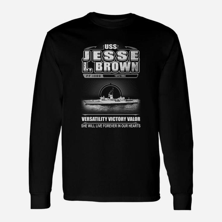 Uss Jesse L Brown Long Sleeve T-Shirt