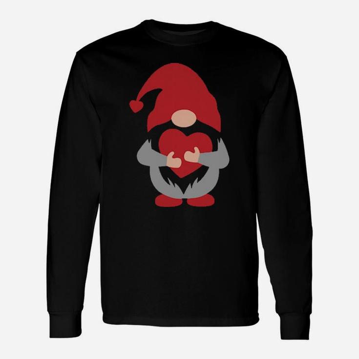 Valentines Gnome Valentines Day Long Sleeve T-Shirt