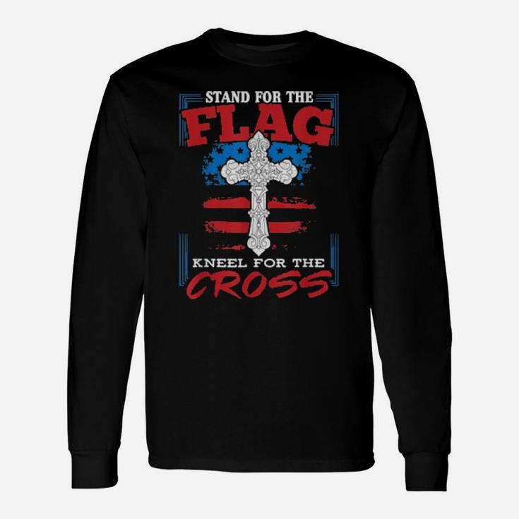 Veteran Stand For The Flag Usas Soldier Long Sleeve T-Shirt