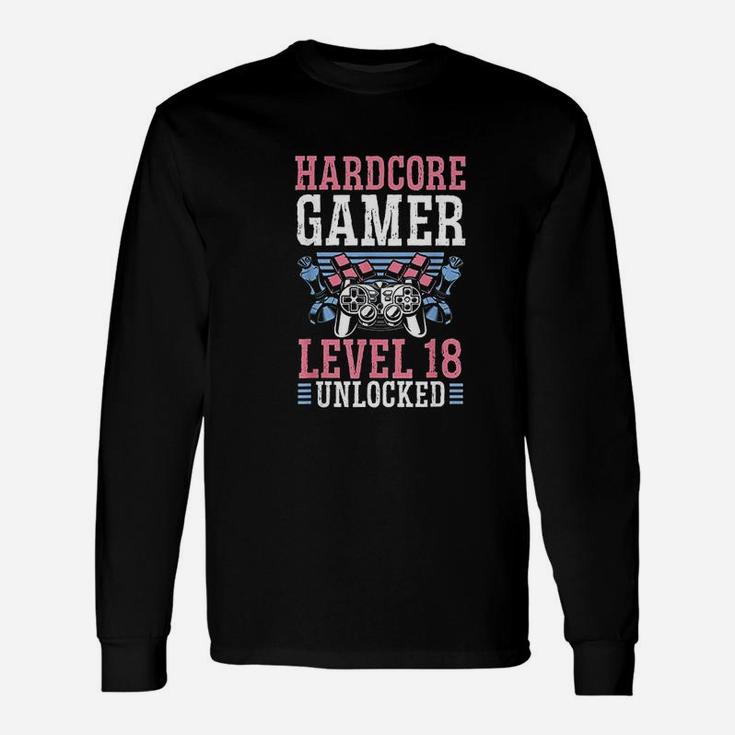 Video Gamer Level 18 Unisex Long Sleeve