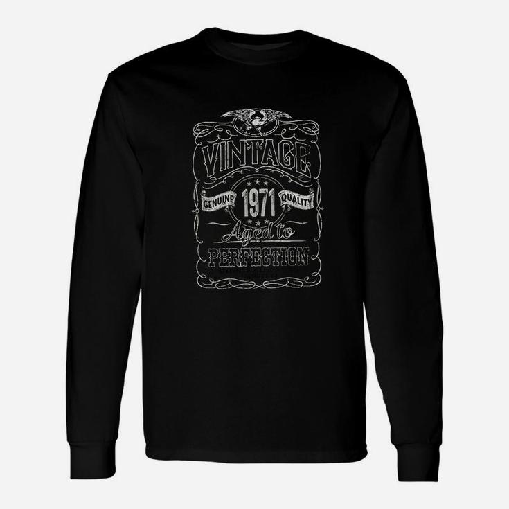Vintage 1971 Aged To Perfection Unisex Long Sleeve