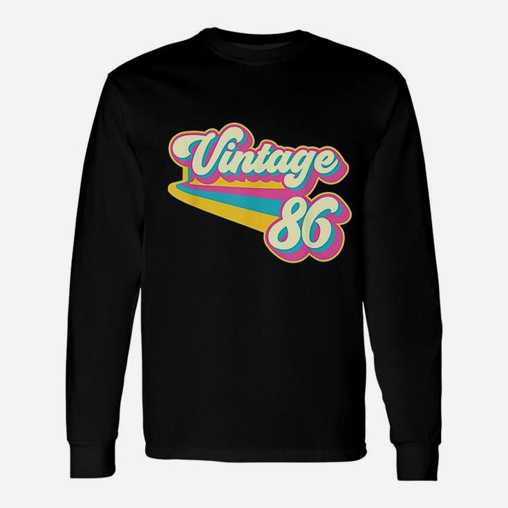 Vintage 1986 35Th Birthday Unisex Long Sleeve