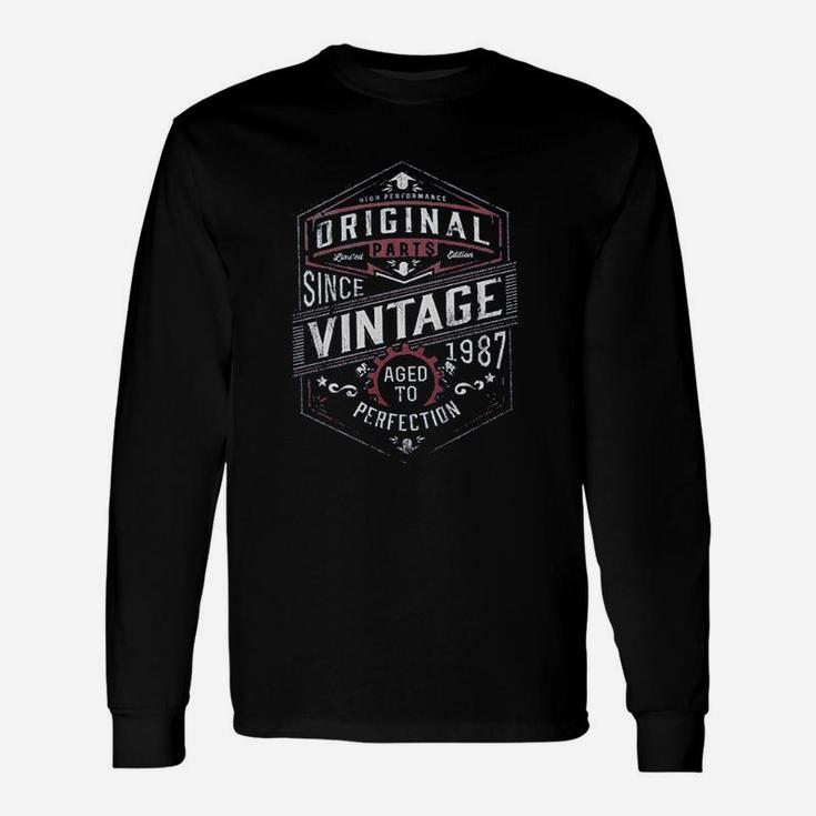 Vintage 1987 Aged To Perfection Unisex Long Sleeve