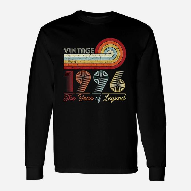 Vintage 1996 The Year Of Legend 25 Years Old Unisex Long Sleeve