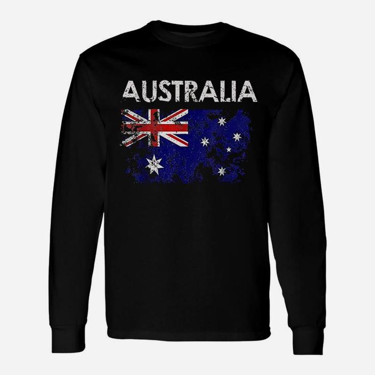 Vintage Australia Australian Flag Unisex Long Sleeve