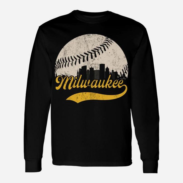 Vintage Distressed Milwaukee Baseball Apparel Unisex Long Sleeve