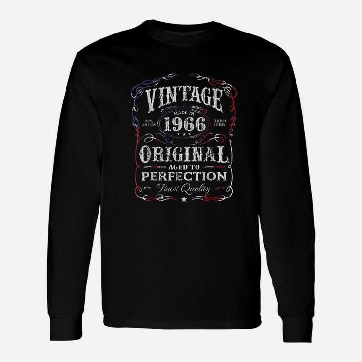 Vintage Made In 1966 55Th Birthday Unisex Long Sleeve