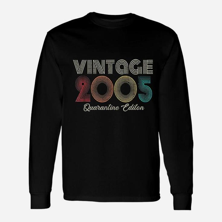 Vintage Made In 2005 16Th Birthday Unisex Long Sleeve