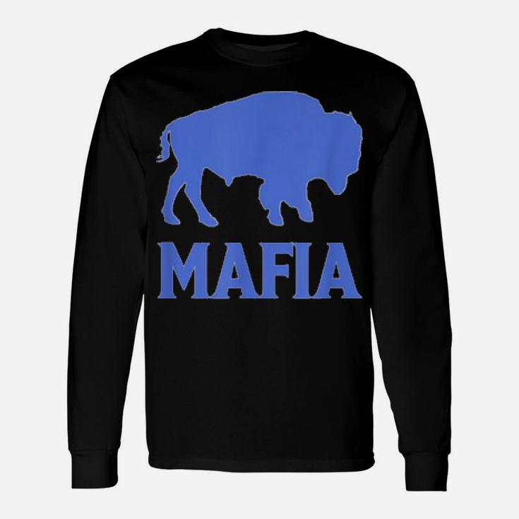 Vintage Retro Bill Fan Mafia Buffalo Sports Gits Football Long Sleeve T-Shirt