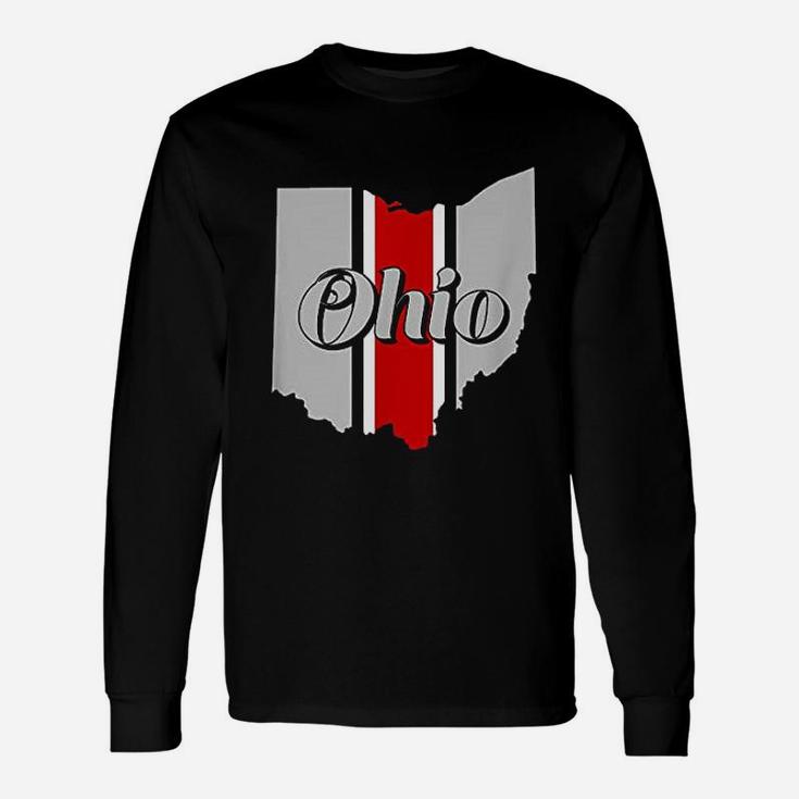 Vintage State Of Ohio Unisex Long Sleeve