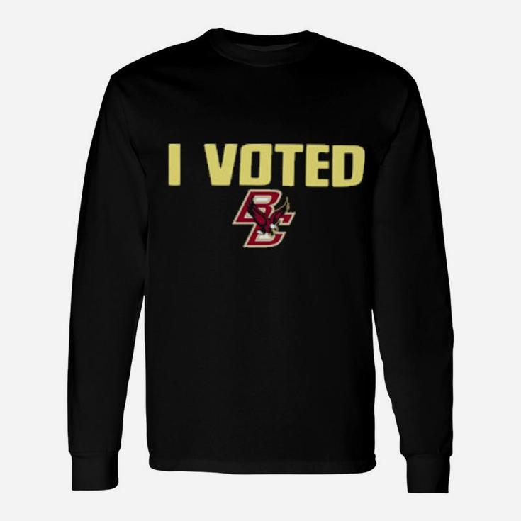 I Voted Eagles Long Sleeve T-Shirt