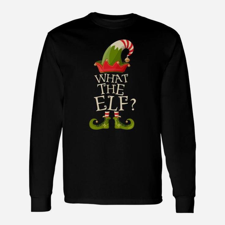 What The Elf Group Matching Family Christmas Gift Outfit Unisex Long Sleeve