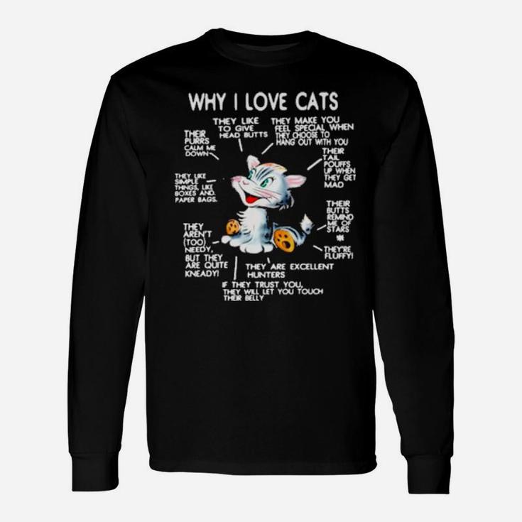 Why-I-Love-Cats-Reason Sweater Long Sleeve T-Shirt
