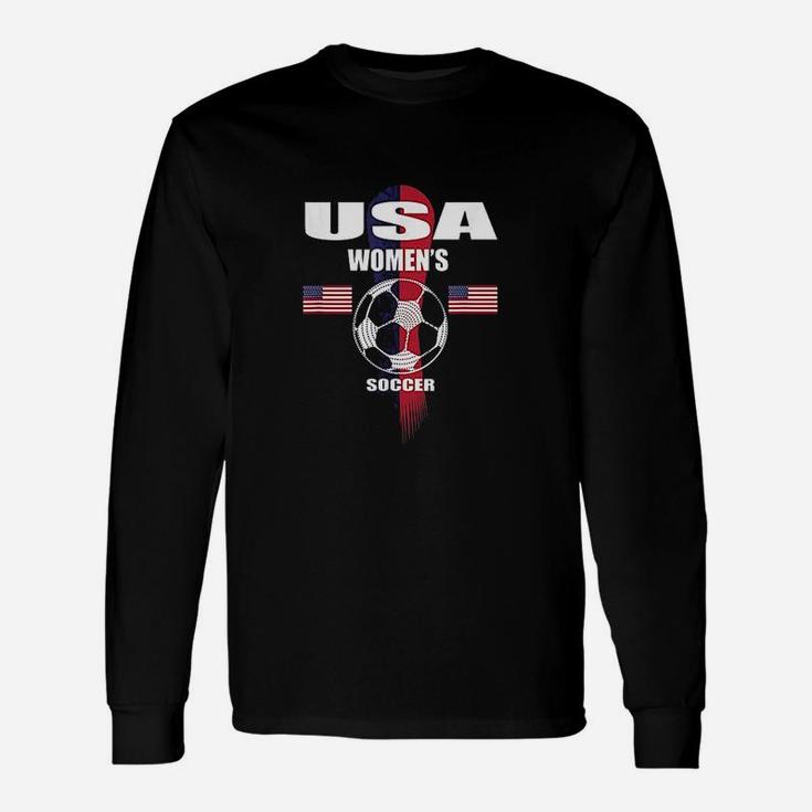 Women Soccer Team Usa United States Soccer Fan Woman Unisex Long Sleeve