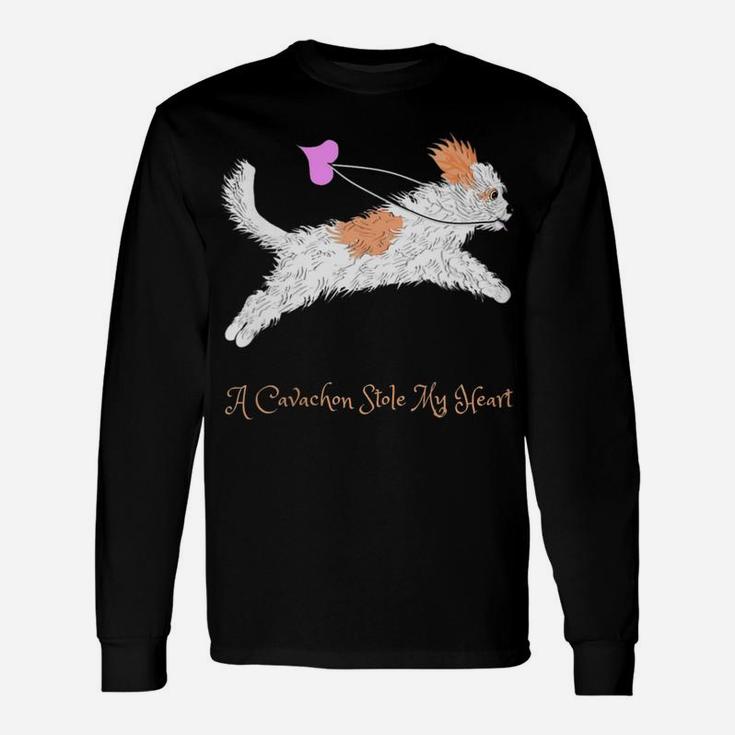 Womens Cavachon Dog Owner Themed Gift Mum Dad Child Gifts Unisex Long Sleeve