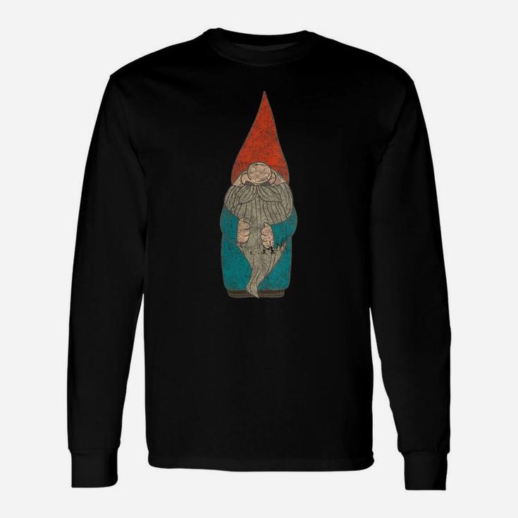 Womens Vintage Gnome Funny Yard Garden Gift Whimsy Unisex Long Sleeve