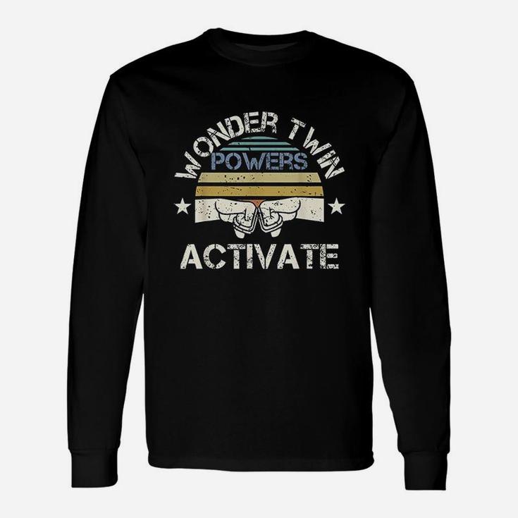 Wonder Twin Power Activated Design Sibling Design Unisex Long Sleeve