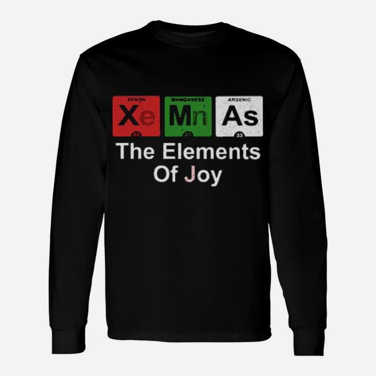 Xmas The Elements Of Joy Long Sleeve T-Shirt