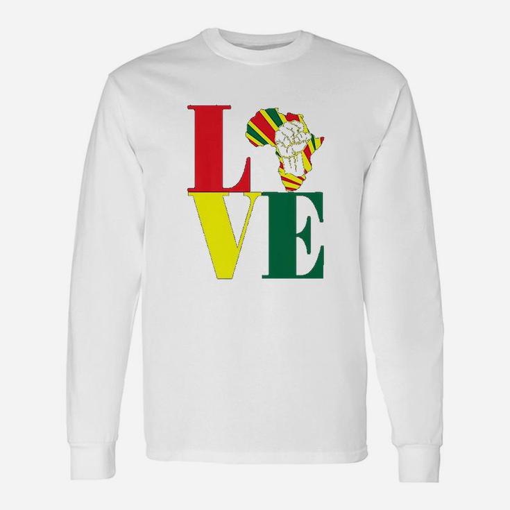 African Pride Black Power Fist Love Africa Map T-Shirt African Pride Black Power Fist Love Africa Map T-Shirt