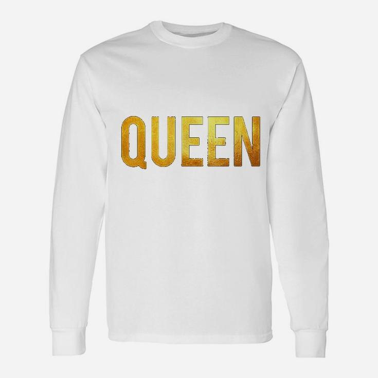 African Queen Woman Afro Black History Month Long Sleeve T-Shirt