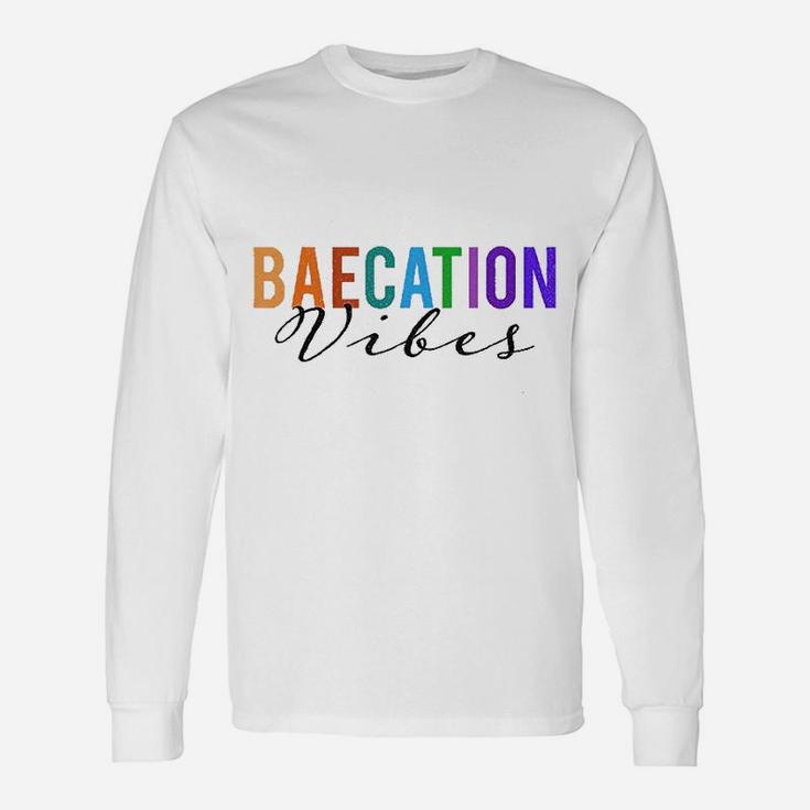 Baecation For Couples Matching Vacation Long Sleeve T-Shirt