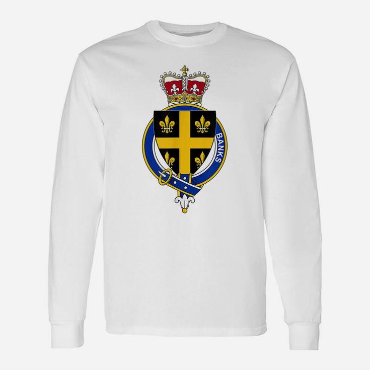 Banks Coat Of Arms - Family Crest Unisex Long Sleeve