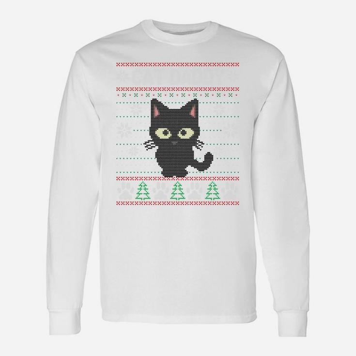 Cat Daddy Ugly Christmas Sweater Pajama Matching Xmas Gift Sweatshirt Unisex Long Sleeve