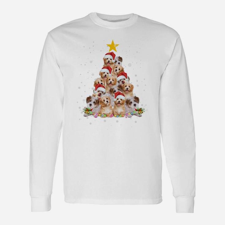 Cavachon Christmas Tree Funny Dog Lover Gifts Xmas Pajamas Unisex Long Sleeve