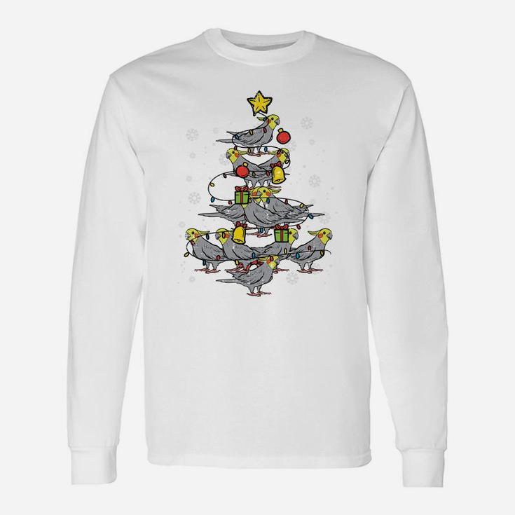 Cockatiel Christmas Tree Bird Cute Xmas Pajamas Pjs Animal Sweatshirt Unisex Long Sleeve