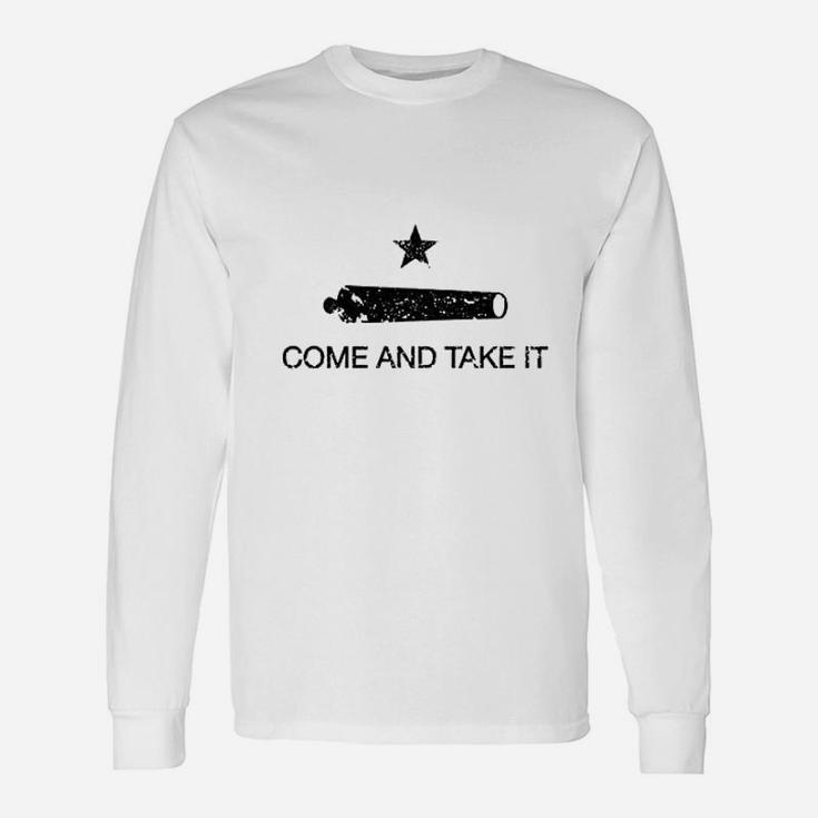 Come And Take It Flag White S Full Unisex Long Sleeve