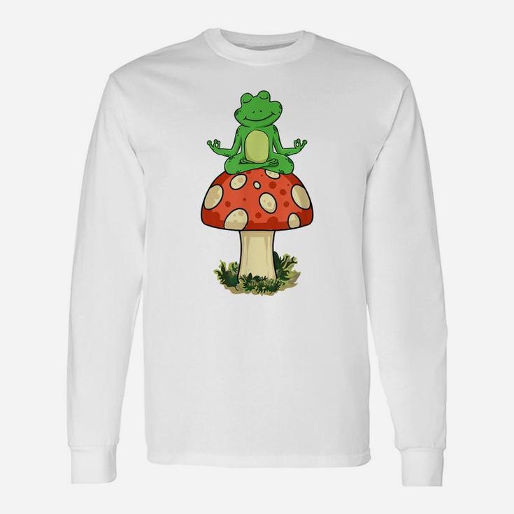 Cute Frog Mushroom - Frog Whisperer Unisex Long Sleeve
