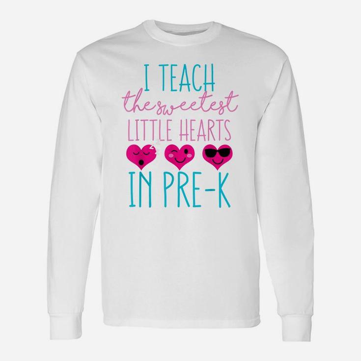 Cute Funny Saying Gift For Sweet Valentines Day Prek Teacher Unisex Long Sleeve