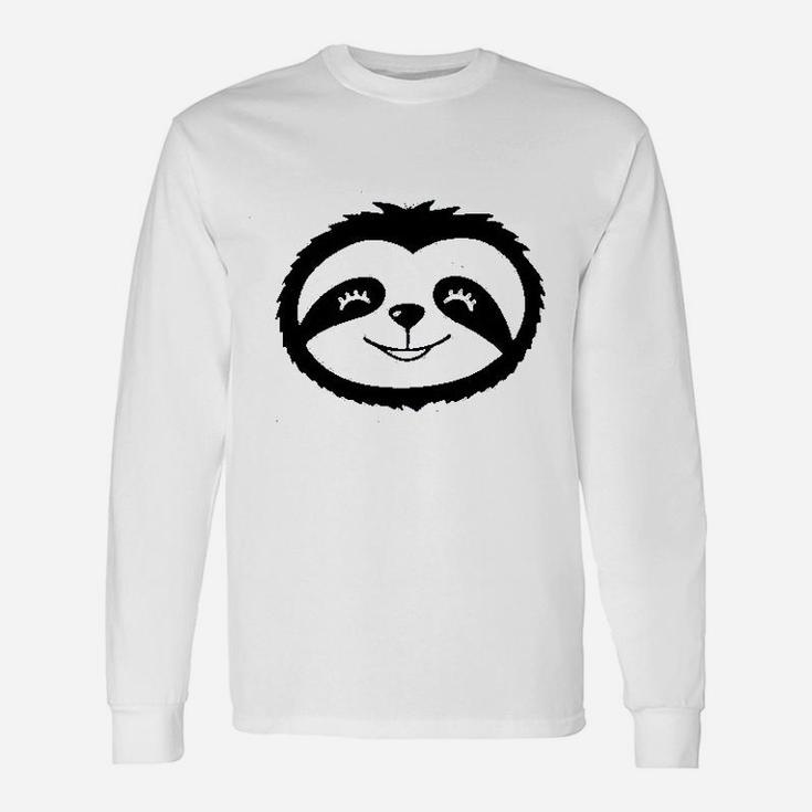 Cute Sloth For Women Funny Animal Graphic Camping Unisex Long Sleeve