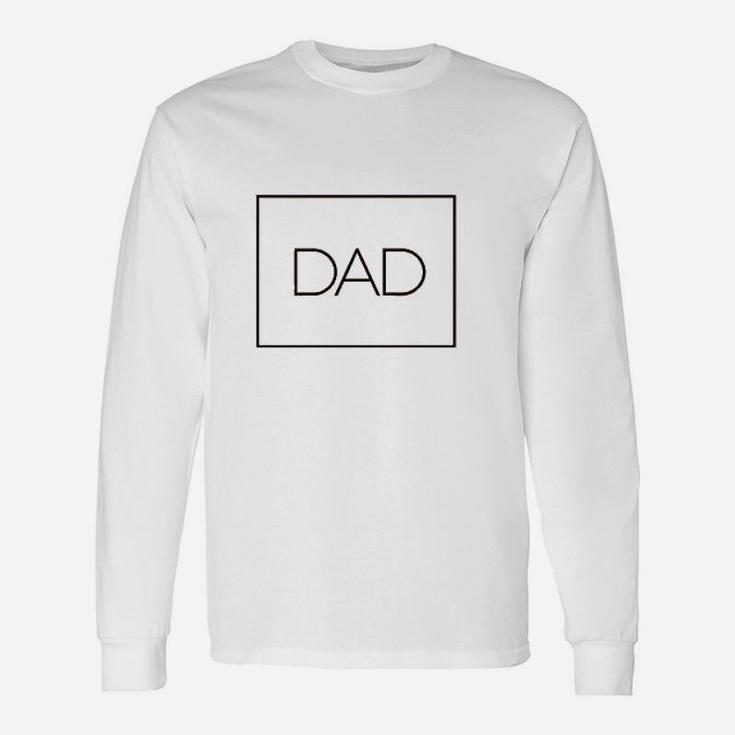Dad  First Time Fathers Day Present Unisex Long Sleeve