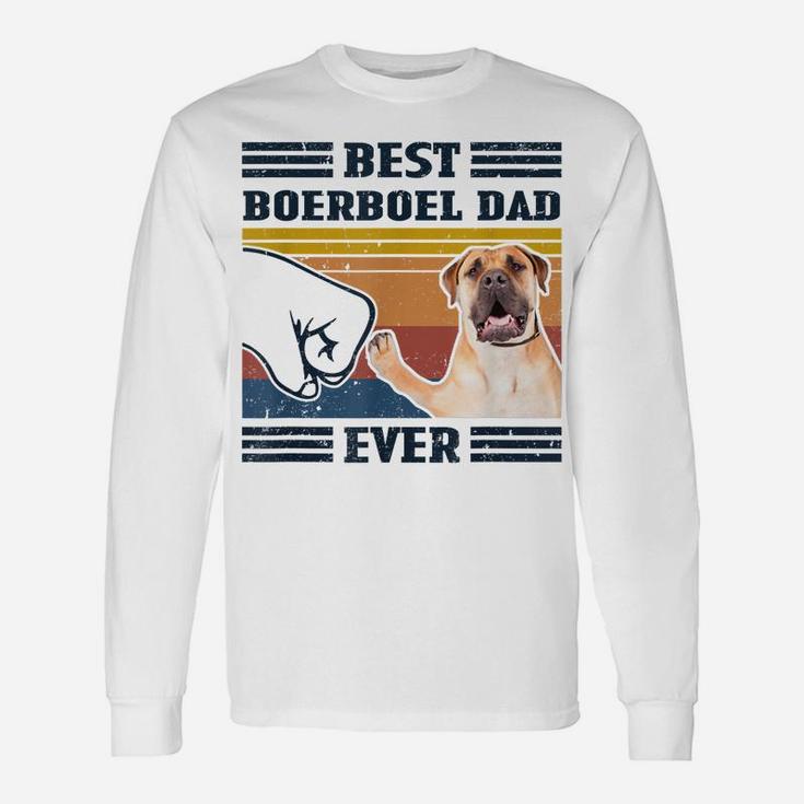 Dog Vintage Best Boerboel Dad Ever Father's Day Unisex Long Sleeve