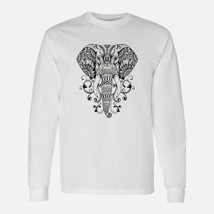 Elephant Steampunk Long Sleeve T-Shirt