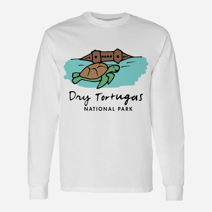 Family Vacation Gift - Retro Dry Tortugas National Park Unisex Long Sleeve