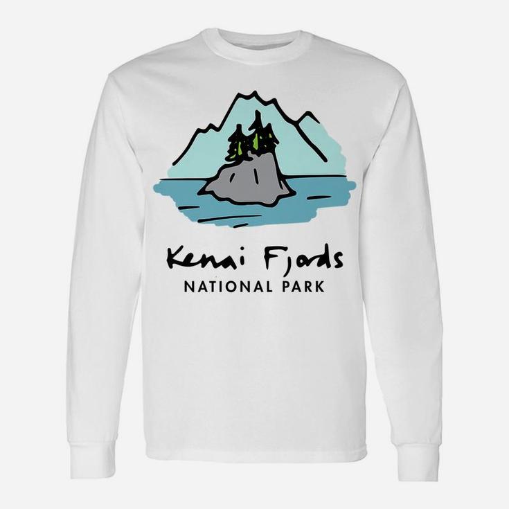Family Vacation Gift - Retro Kenai Fjords National Park Unisex Long Sleeve