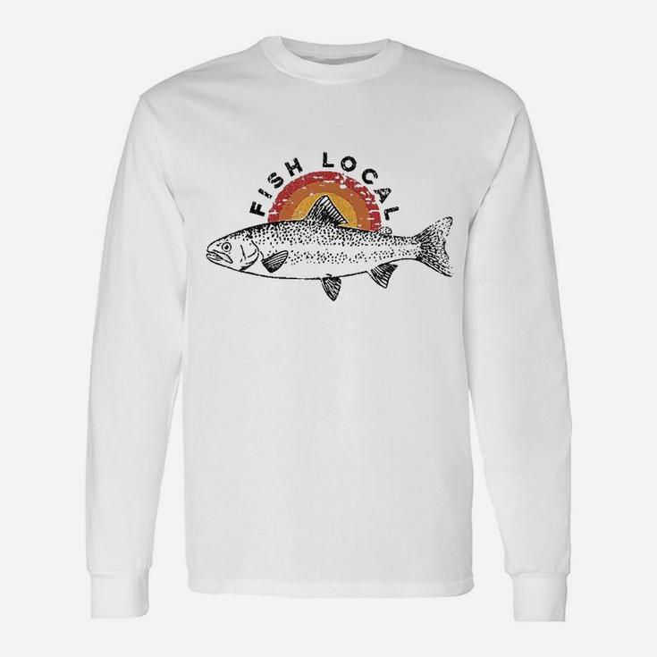 Fish Local Bass Graphic Unisex Long Sleeve