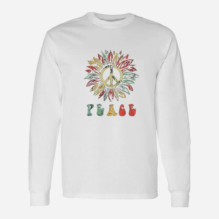 Flower Peace Symbol Peace Long Sleeve T-Shirt