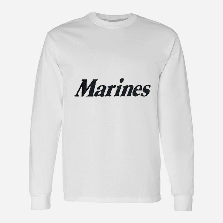Fox Outdoor Products Marines One Sided Imprinted Marines Unisex Long Sleeve