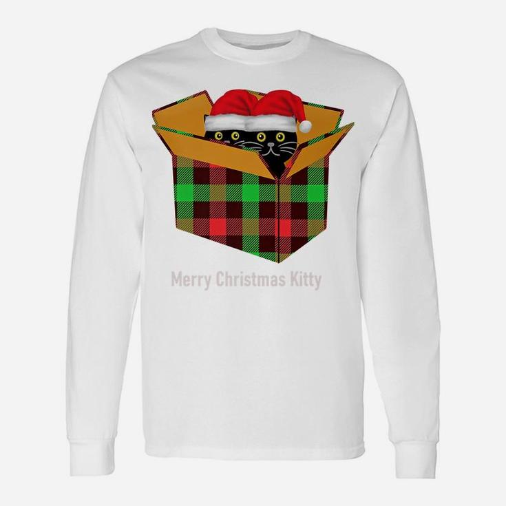 Funny Cats For Christmas - Lowely Meowy Kitten Gift Unisex Long Sleeve