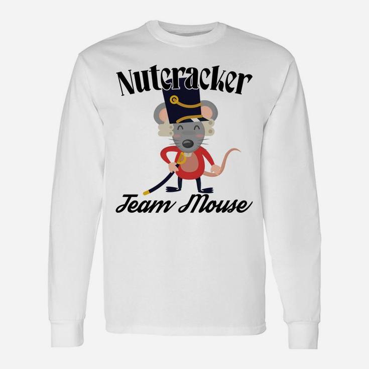 Funny Nutcracker Soldier Toy Christmas Dance Team Mouse Unisex Long Sleeve