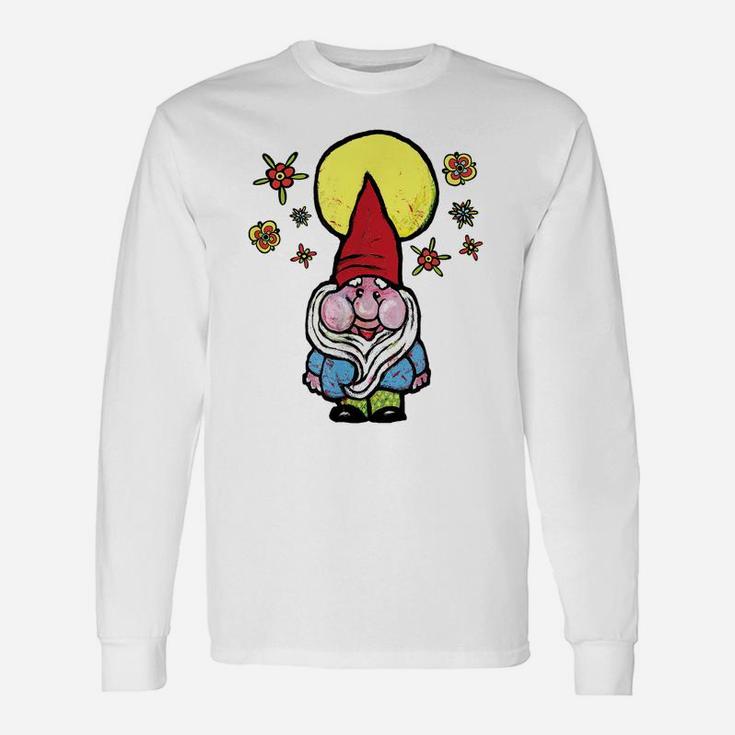 Garden Gnome Magical Happy Faerie Design Unisex Long Sleeve