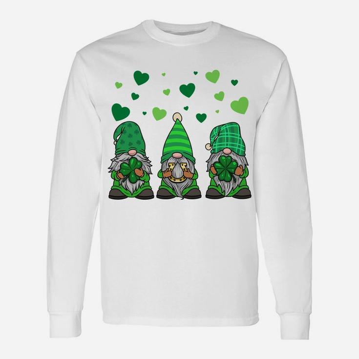 Gnome Leprechaun Green Gnomes Tomte St Patrick's Day Gift Unisex Long Sleeve