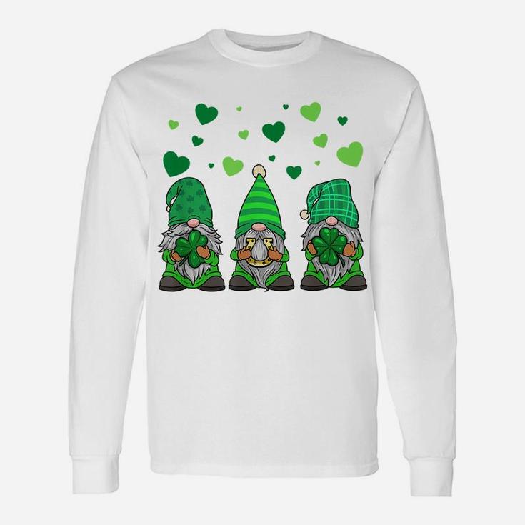 Gnome Leprechaun Green Gnomes Tomte St Patrick's Day Gift Unisex Long Sleeve