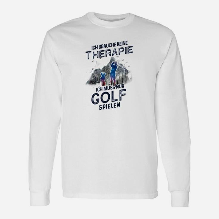 Golfspieler-Therapie Lustiges Langarmshirts, Golf Humor Tee